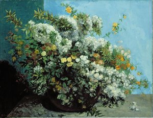 Rami fioriti e fiori, 1855